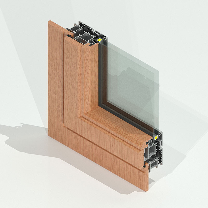 Alfil Aluminio / Madera